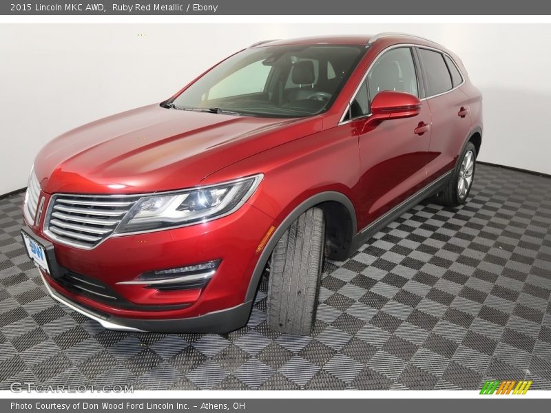 Ruby Red Metallic / Ebony 2015 Lincoln MKC AWD