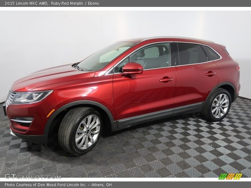 Ruby Red Metallic / Ebony 2015 Lincoln MKC AWD