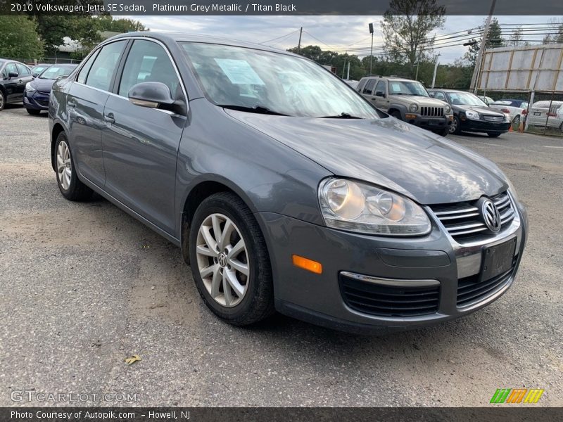 Platinum Grey Metallic / Titan Black 2010 Volkswagen Jetta SE Sedan