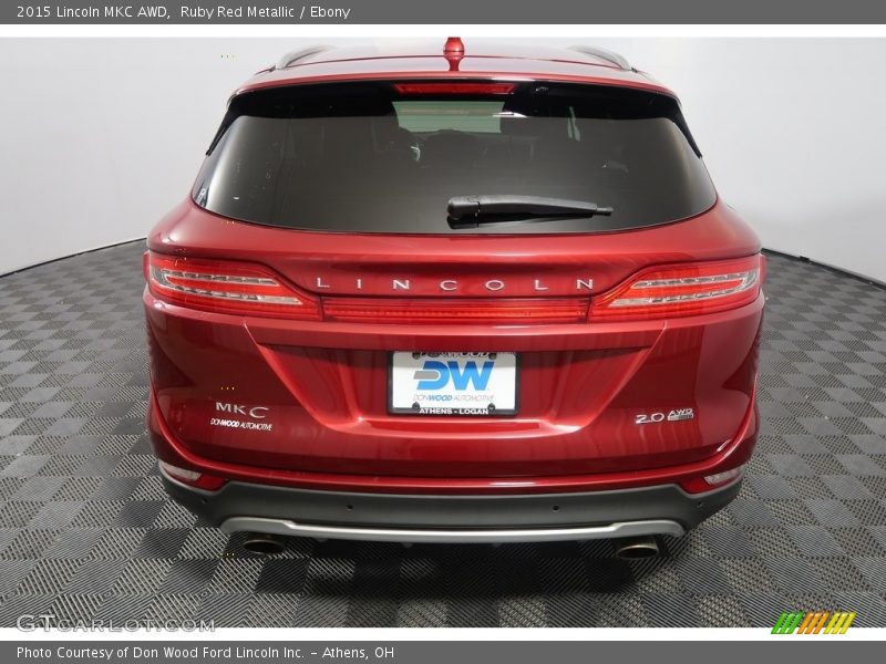 Ruby Red Metallic / Ebony 2015 Lincoln MKC AWD