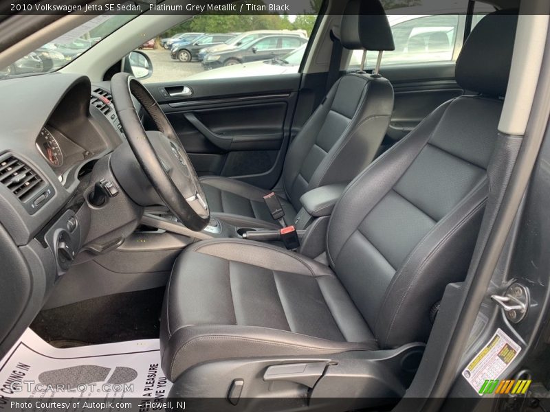Platinum Grey Metallic / Titan Black 2010 Volkswagen Jetta SE Sedan