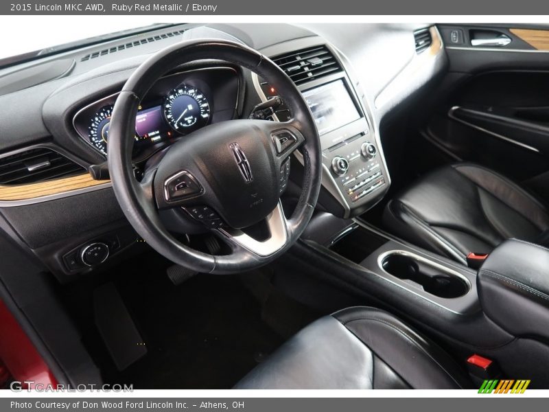 Ruby Red Metallic / Ebony 2015 Lincoln MKC AWD