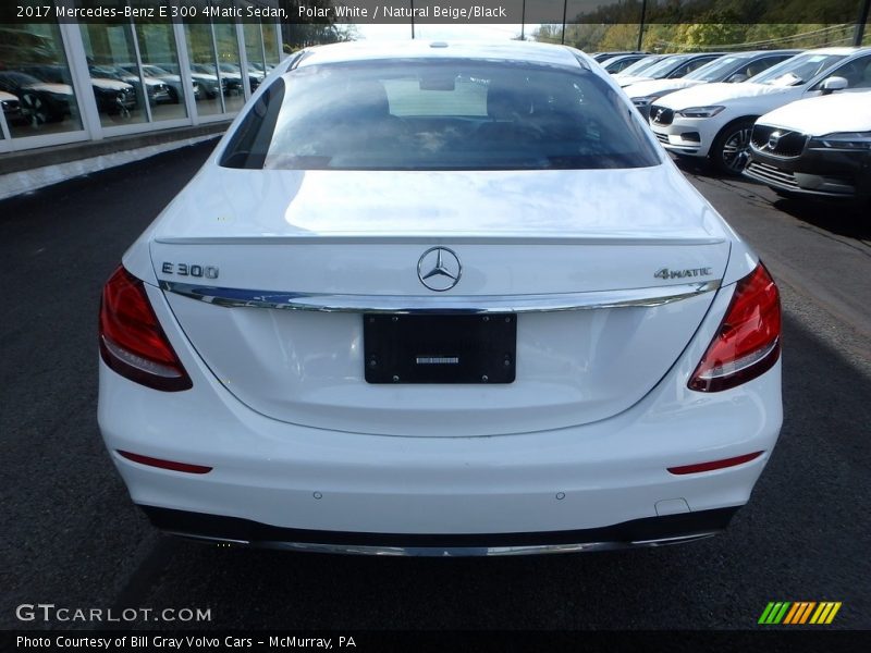 Polar White / Natural Beige/Black 2017 Mercedes-Benz E 300 4Matic Sedan