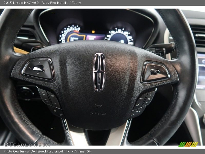 Ruby Red Metallic / Ebony 2015 Lincoln MKC AWD