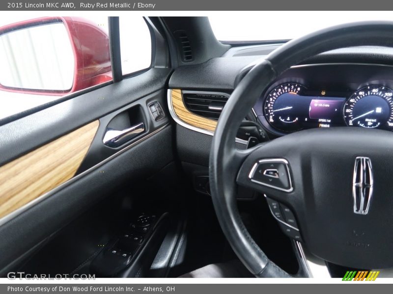 Ruby Red Metallic / Ebony 2015 Lincoln MKC AWD