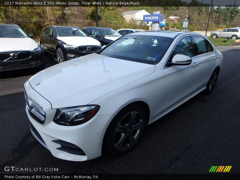 Polar White / Natural Beige/Black 2017 Mercedes-Benz E 300 4Matic Sedan