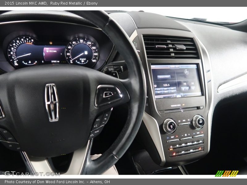 Ruby Red Metallic / Ebony 2015 Lincoln MKC AWD