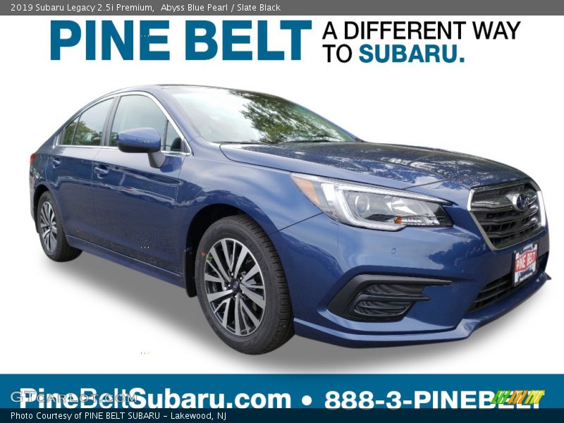 Abyss Blue Pearl / Slate Black 2019 Subaru Legacy 2.5i Premium
