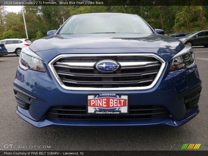 Abyss Blue Pearl / Slate Black 2019 Subaru Legacy 2.5i Premium