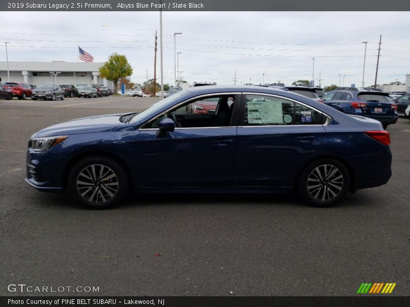 Abyss Blue Pearl / Slate Black 2019 Subaru Legacy 2.5i Premium