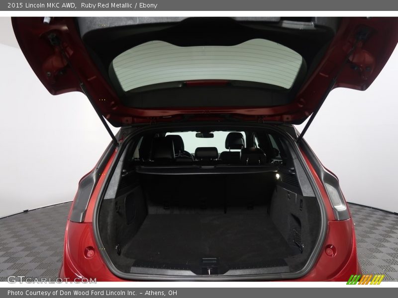 Ruby Red Metallic / Ebony 2015 Lincoln MKC AWD
