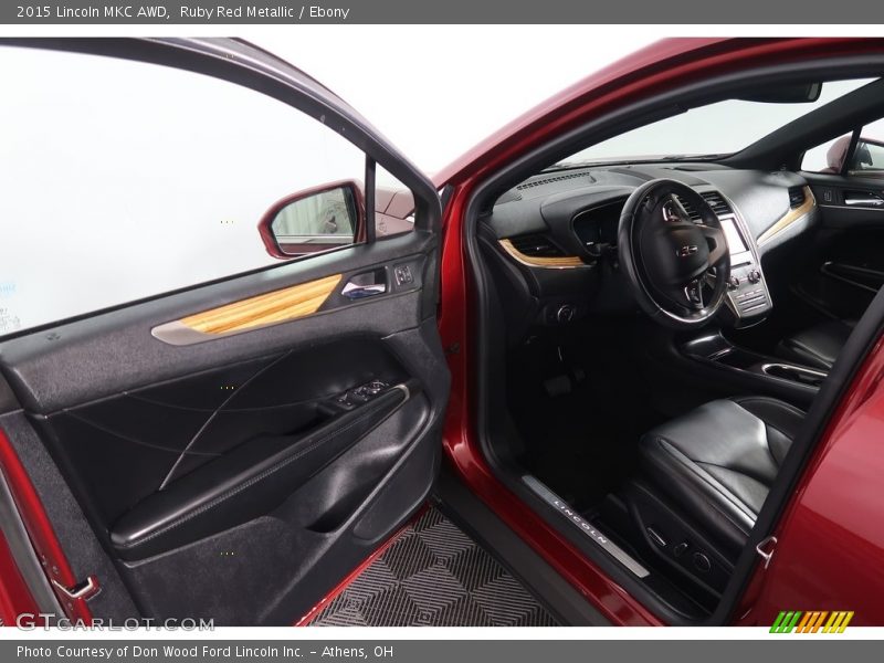 Ruby Red Metallic / Ebony 2015 Lincoln MKC AWD