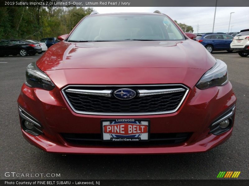 Lithium Red Pearl / Ivory 2019 Subaru Impreza 2.0i Limited 5-Door