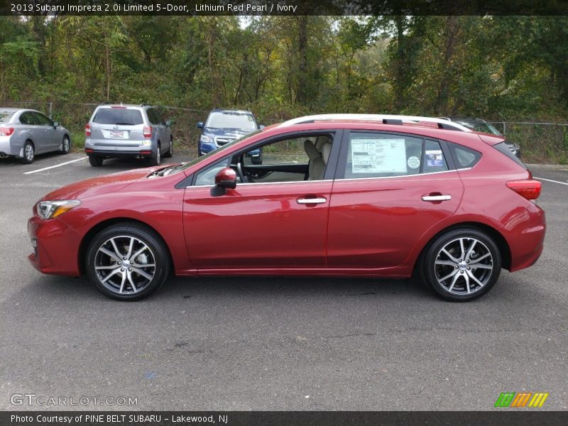  2019 Impreza 2.0i Limited 5-Door Lithium Red Pearl