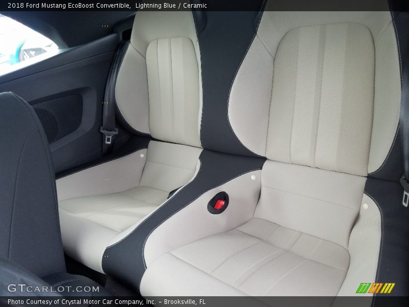 Rear Seat of 2018 Mustang EcoBoost Convertible