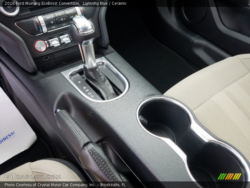  2018 Mustang EcoBoost Convertible 10 Speed SelectShift Automatic Shifter