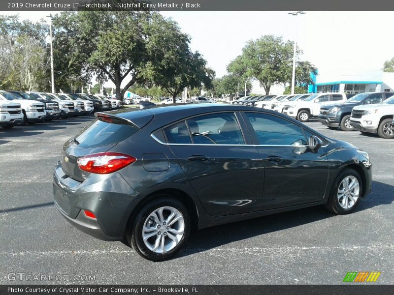 Nightfall Gray Metallic / Black 2019 Chevrolet Cruze LT Hatchback