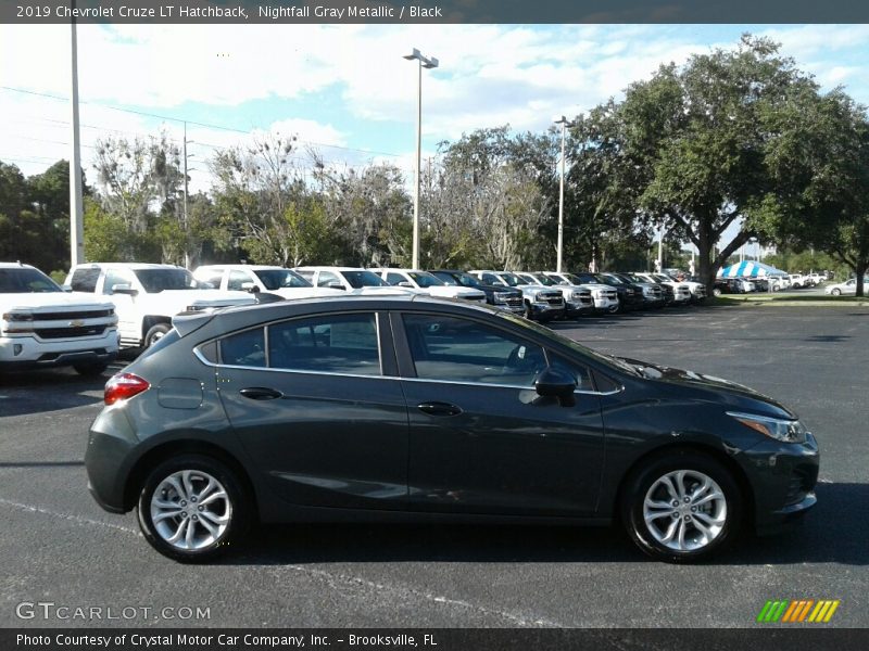 Nightfall Gray Metallic / Black 2019 Chevrolet Cruze LT Hatchback