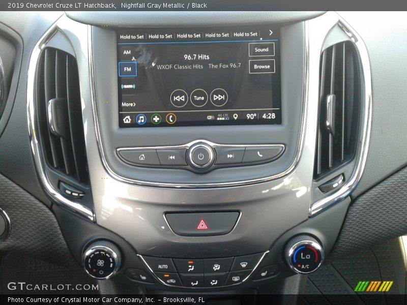 Nightfall Gray Metallic / Black 2019 Chevrolet Cruze LT Hatchback