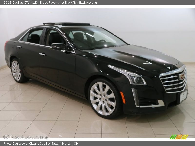 Black Raven / Jet Black/Jet Black Accents 2018 Cadillac CTS AWD