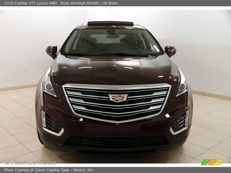 Deep Amethyst Metallic / Jet Black 2018 Cadillac XT5 Luxury AWD