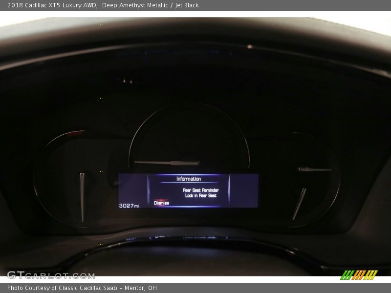 Deep Amethyst Metallic / Jet Black 2018 Cadillac XT5 Luxury AWD