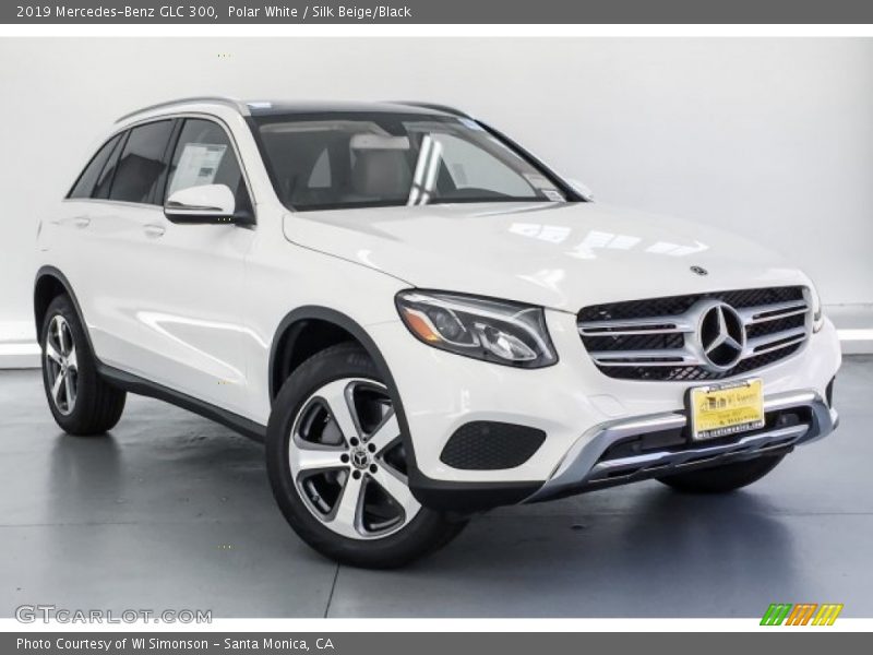Polar White / Silk Beige/Black 2019 Mercedes-Benz GLC 300