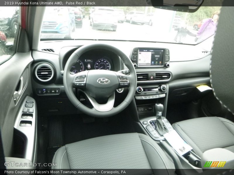  2019 Kona Ultimate AWD Black Interior