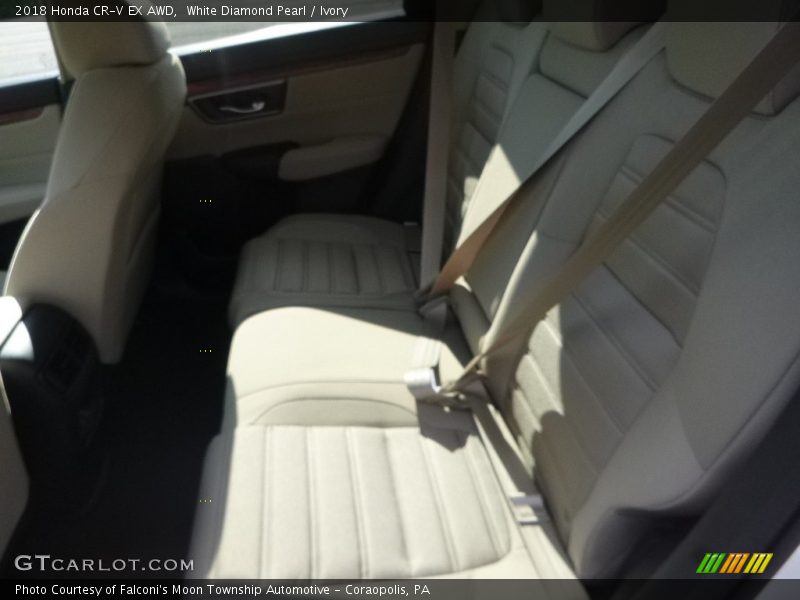 White Diamond Pearl / Ivory 2018 Honda CR-V EX AWD