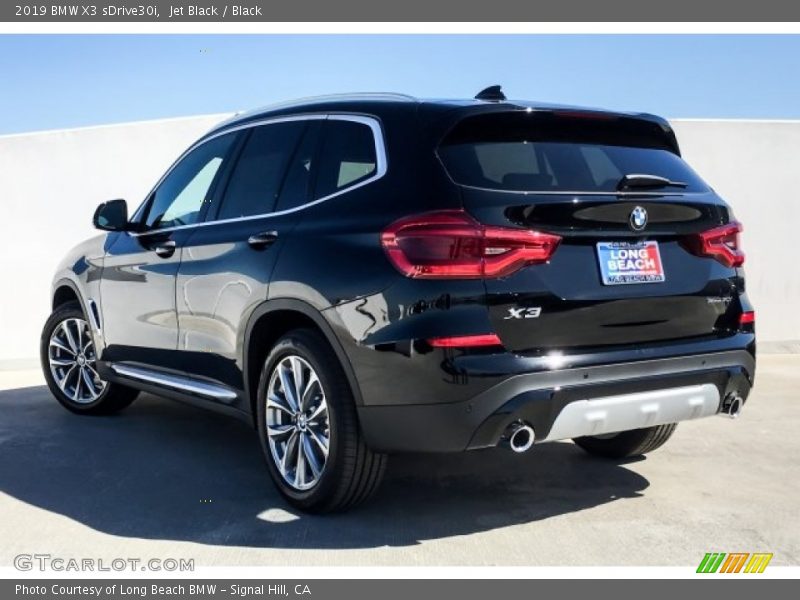 Jet Black / Black 2019 BMW X3 sDrive30i