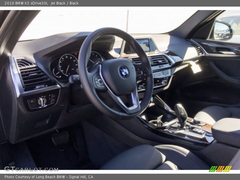 Jet Black / Black 2019 BMW X3 sDrive30i