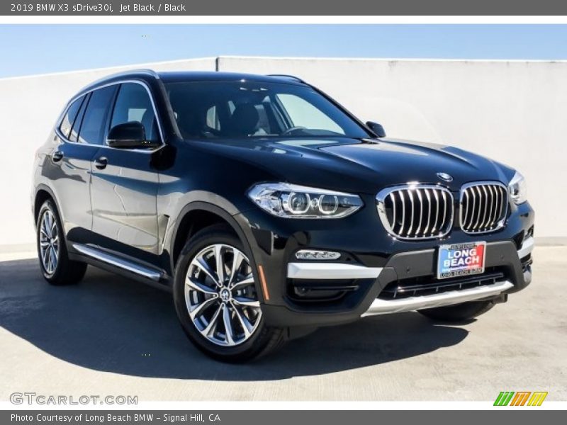 Jet Black / Black 2019 BMW X3 sDrive30i