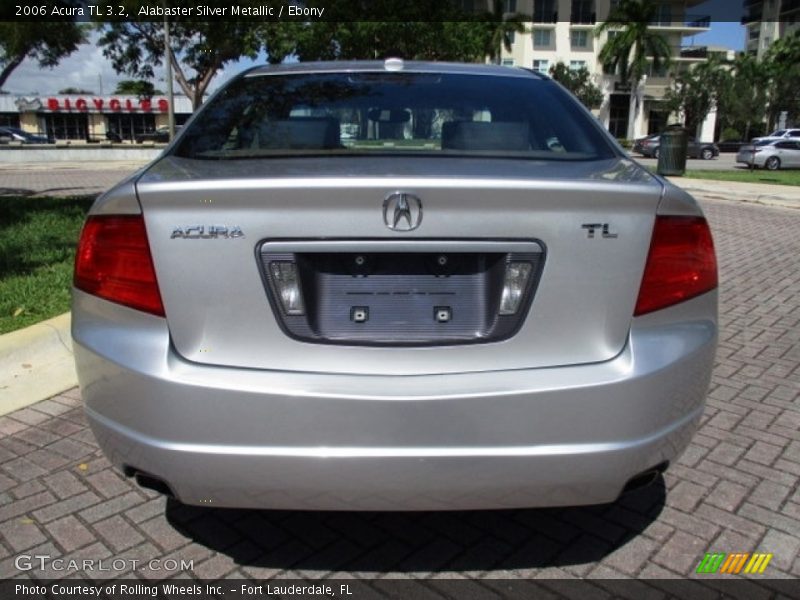 Alabaster Silver Metallic / Ebony 2006 Acura TL 3.2