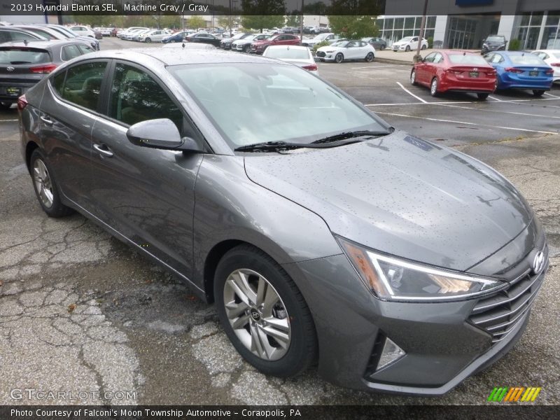 Front 3/4 View of 2019 Elantra SEL