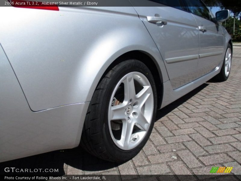 Alabaster Silver Metallic / Ebony 2006 Acura TL 3.2