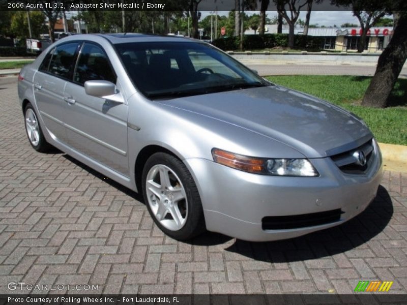 Alabaster Silver Metallic / Ebony 2006 Acura TL 3.2