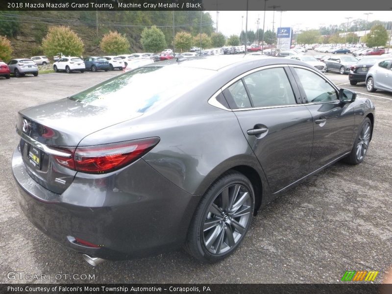 Machine Gray Metallic / Black 2018 Mazda Mazda6 Grand Touring