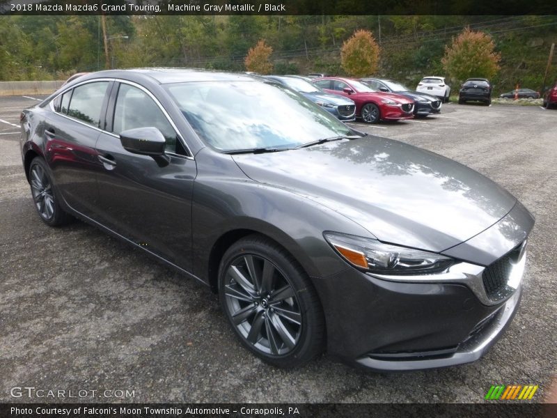 Machine Gray Metallic / Black 2018 Mazda Mazda6 Grand Touring
