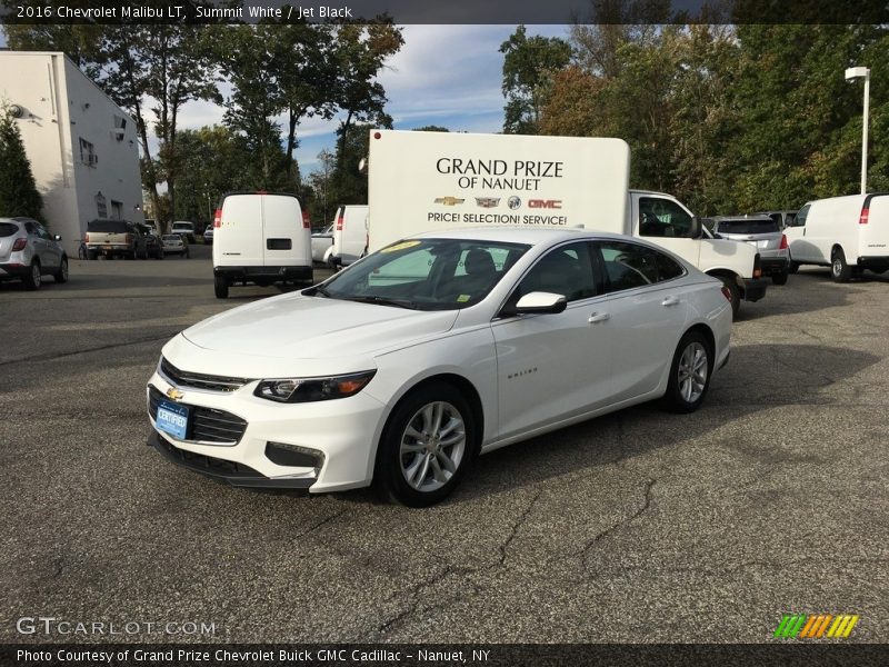 Summit White / Jet Black 2016 Chevrolet Malibu LT