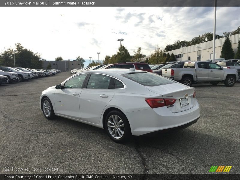 Summit White / Jet Black 2016 Chevrolet Malibu LT