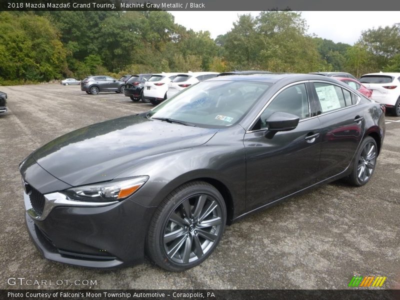 Machine Gray Metallic / Black 2018 Mazda Mazda6 Grand Touring