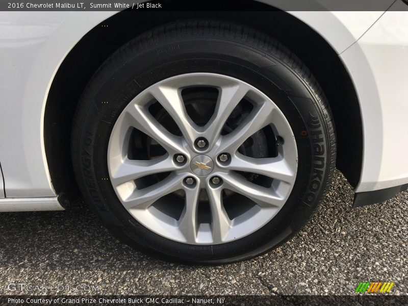 Summit White / Jet Black 2016 Chevrolet Malibu LT