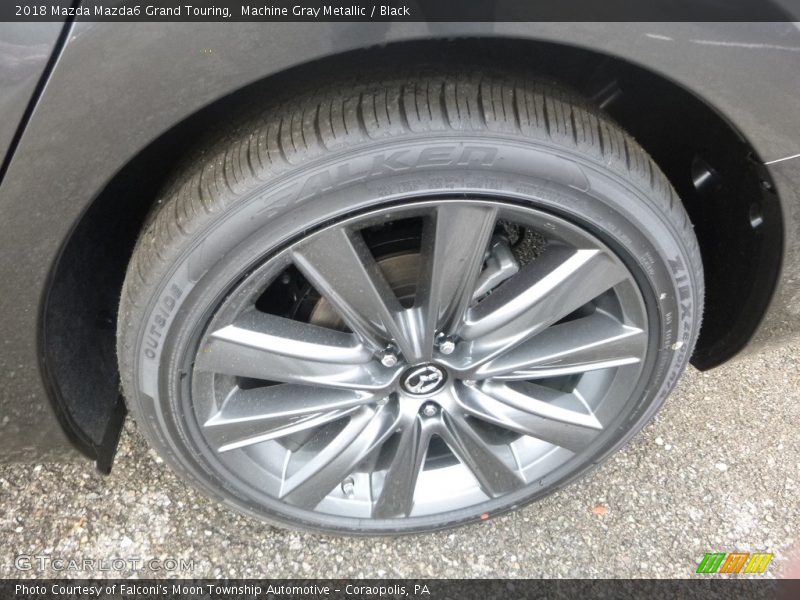 Machine Gray Metallic / Black 2018 Mazda Mazda6 Grand Touring