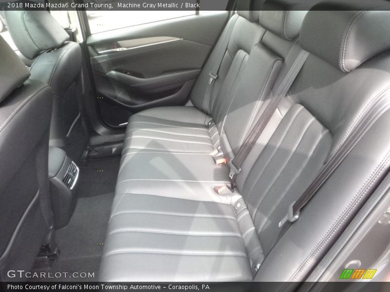 Machine Gray Metallic / Black 2018 Mazda Mazda6 Grand Touring