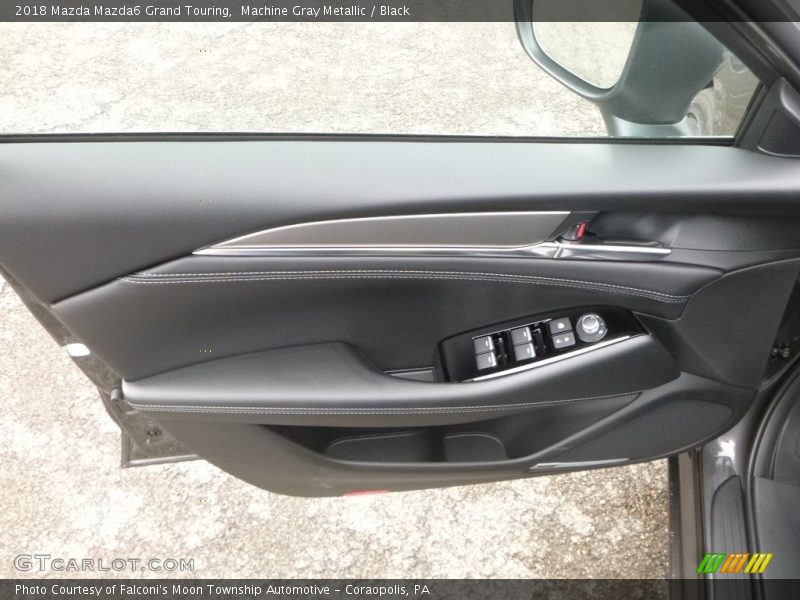 Machine Gray Metallic / Black 2018 Mazda Mazda6 Grand Touring