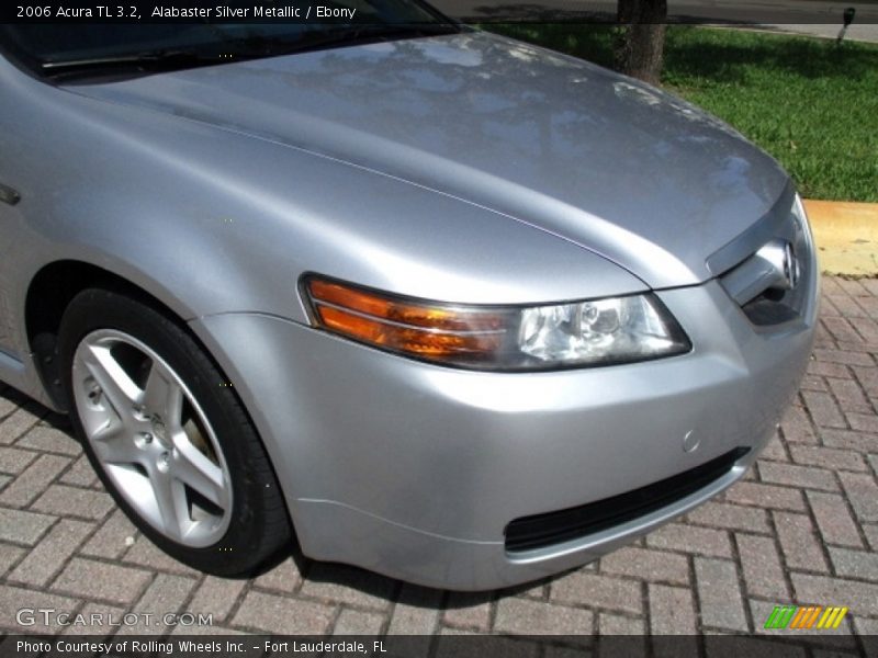 Alabaster Silver Metallic / Ebony 2006 Acura TL 3.2