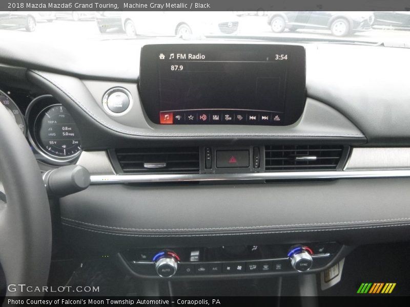 Machine Gray Metallic / Black 2018 Mazda Mazda6 Grand Touring