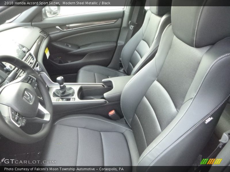 Front Seat of 2018 Accord Sport Sedan