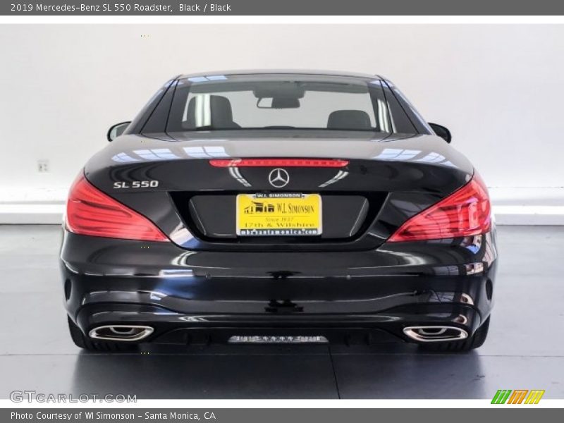 Black / Black 2019 Mercedes-Benz SL 550 Roadster