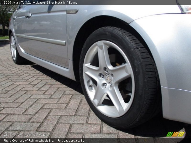 Alabaster Silver Metallic / Ebony 2006 Acura TL 3.2